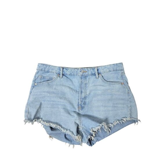 Wild Fable Target Highest Rise Shorts Distressed Light Wash Size 16 - Picture 1 of 9